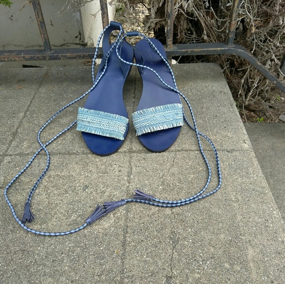 J. Crew Shoes - J crew wrap sandals J. Crew Shoes - J crew wrap sandals